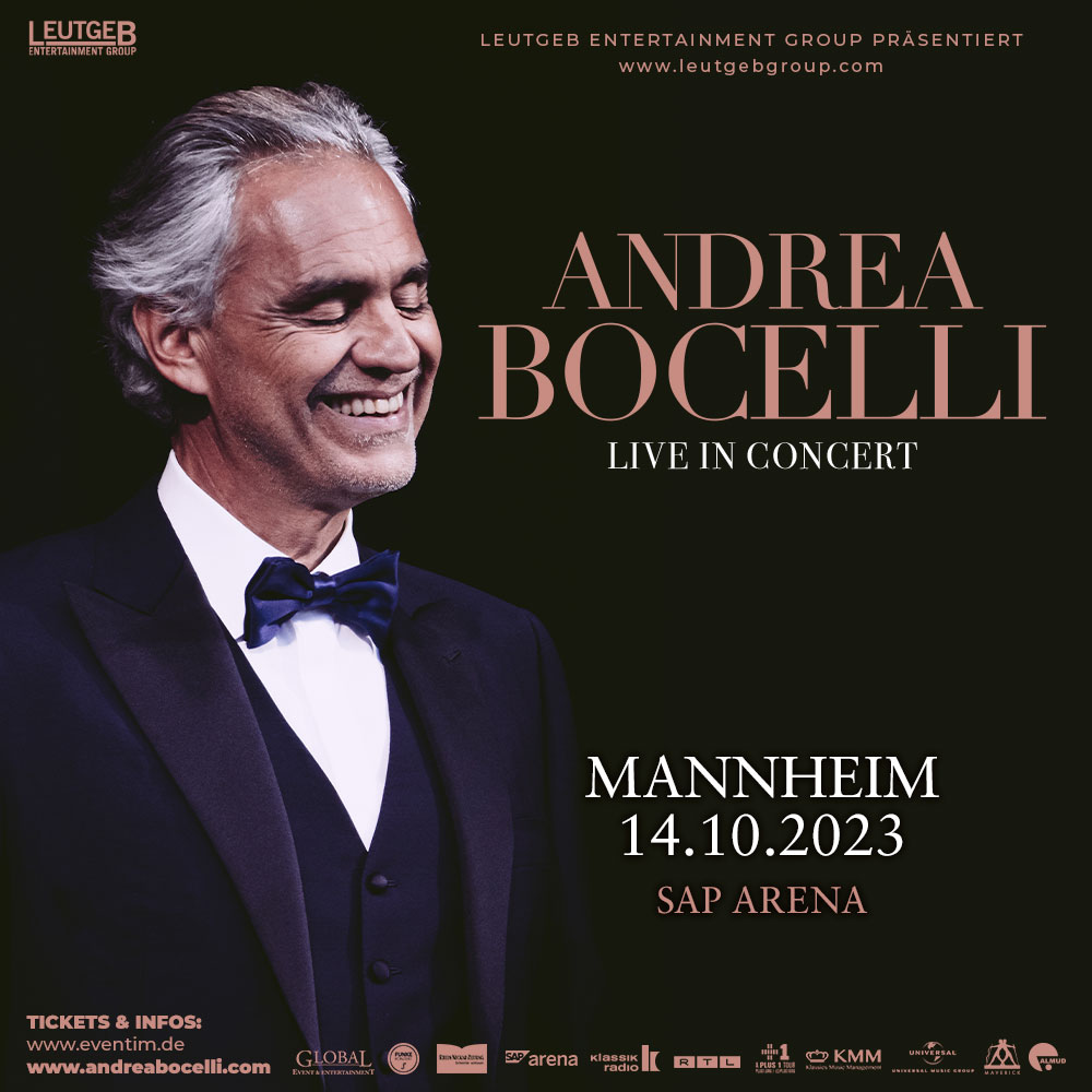 ANDREA BOCELLI 14/10/2023 MANNHEIM Leutgeb Entertainment