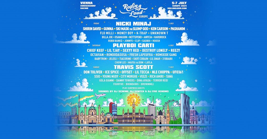 ROLLING LOUD EUROPE / 5.7. Juli 2024 / RACINOEbreichsdorf bei Wien